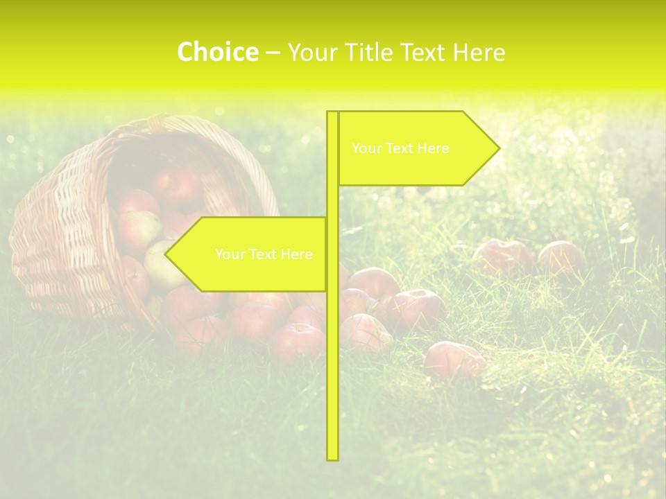 Delicious Branch Orchard PowerPoint Template