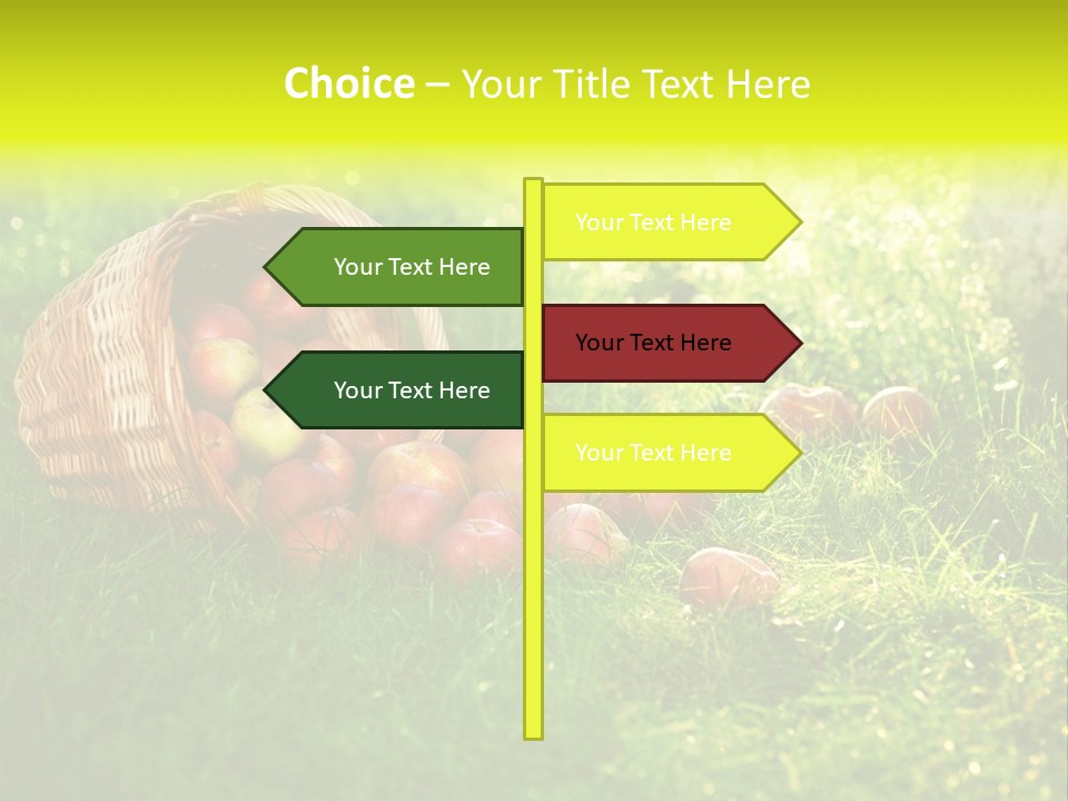 Delicious Branch Orchard PowerPoint Template