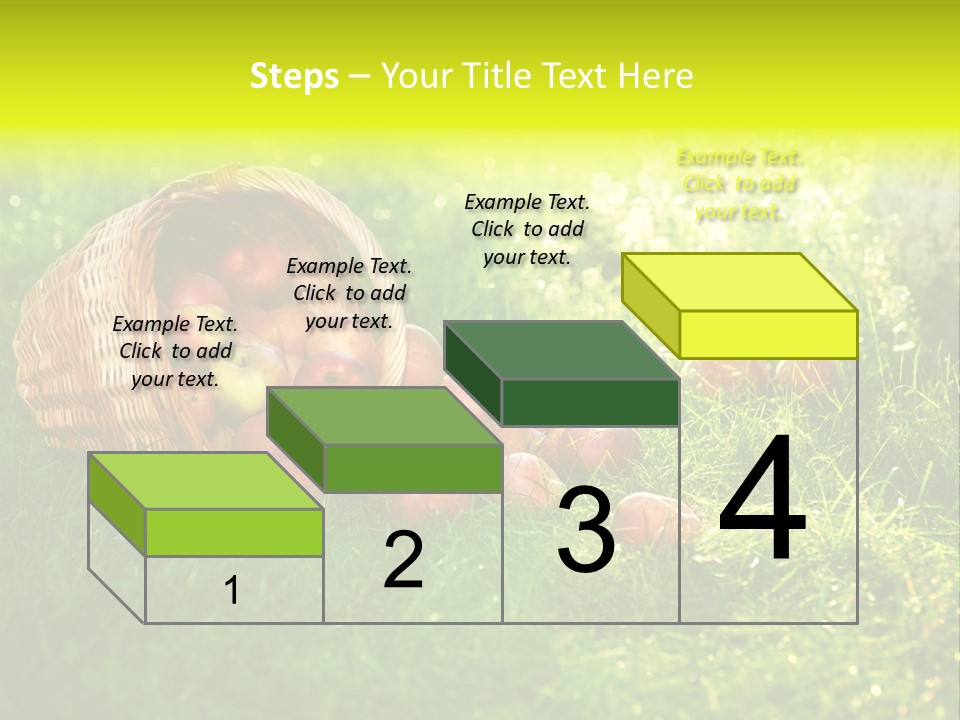 Delicious Branch Orchard PowerPoint Template
