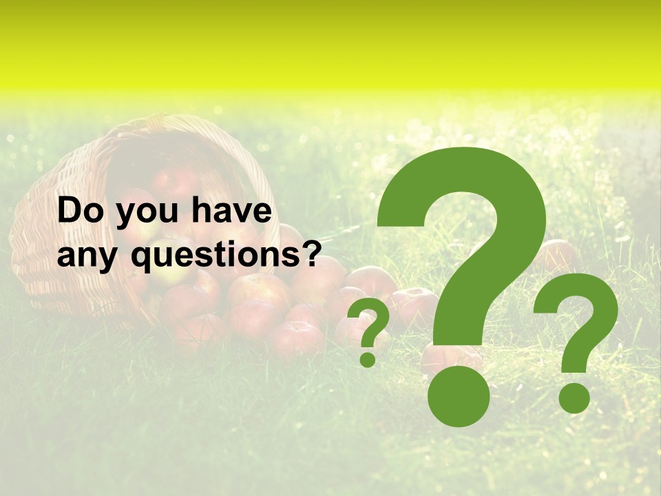 Delicious Branch Orchard PowerPoint Template