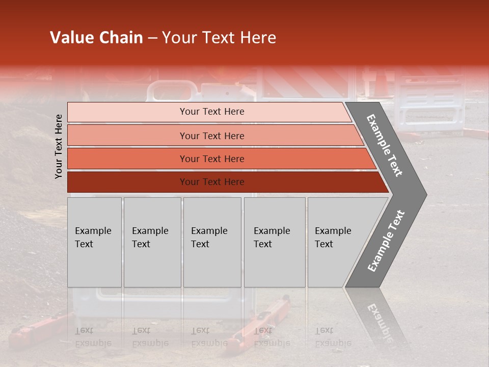 Closed Maintenance Roadwork PowerPoint Template