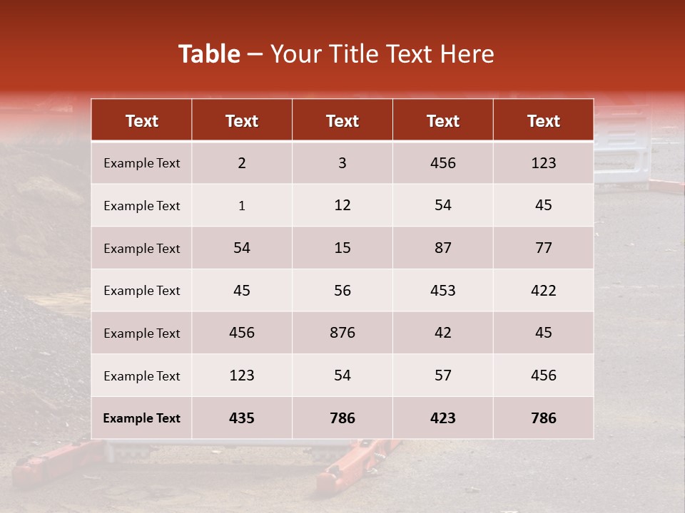 Closed Maintenance Roadwork PowerPoint Template