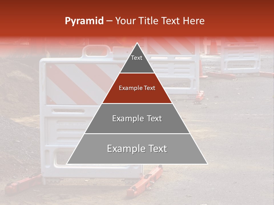 Closed Maintenance Roadwork PowerPoint Template