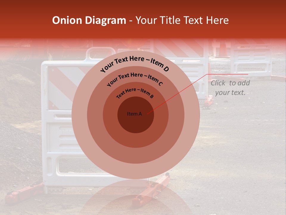 Closed Maintenance Roadwork PowerPoint Template