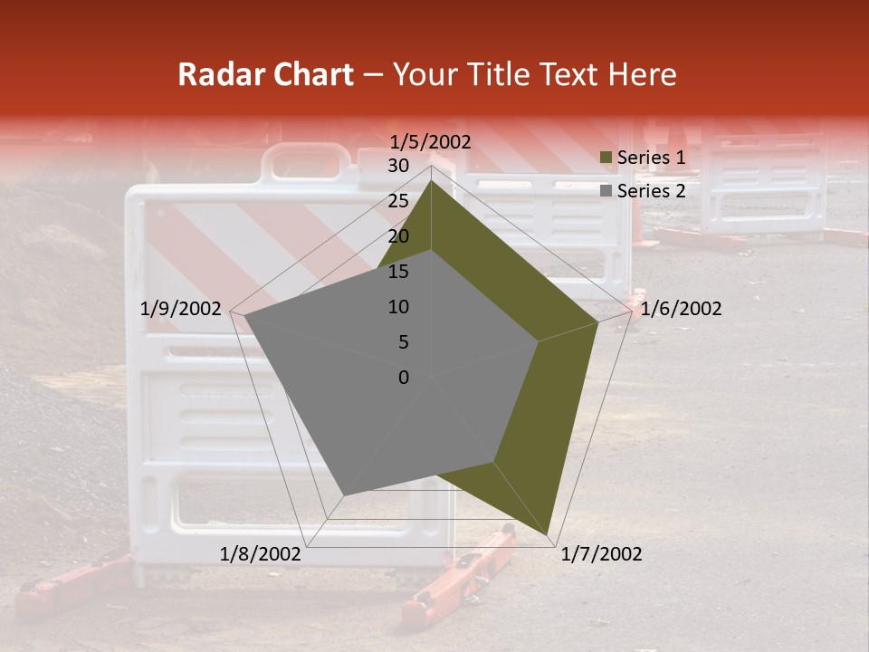 Closed Maintenance Roadwork PowerPoint Template