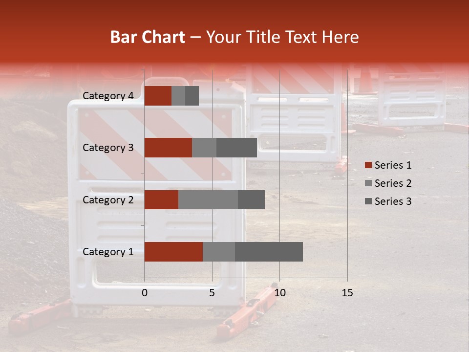 Closed Maintenance Roadwork PowerPoint Template