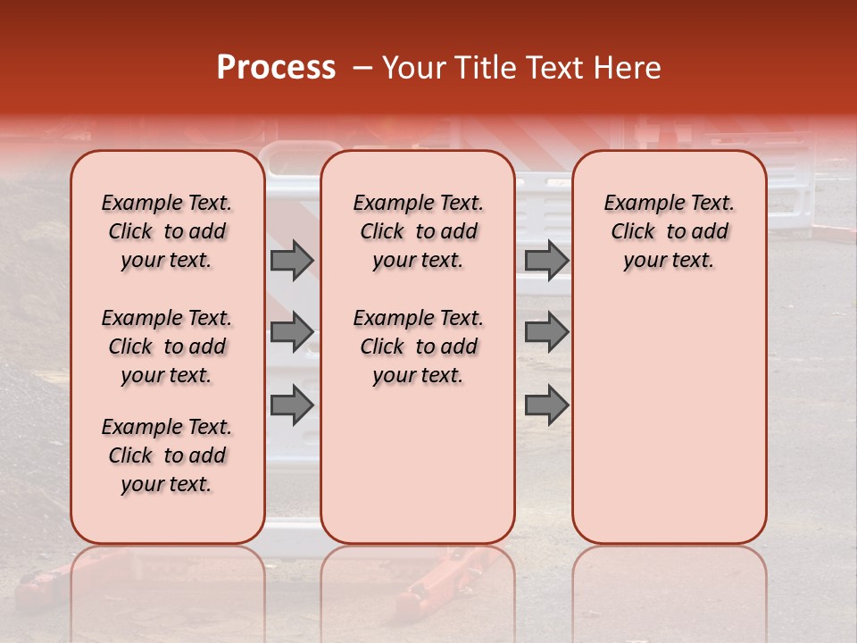 Closed Maintenance Roadwork PowerPoint Template