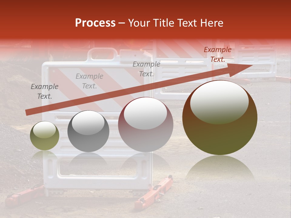 Closed Maintenance Roadwork PowerPoint Template