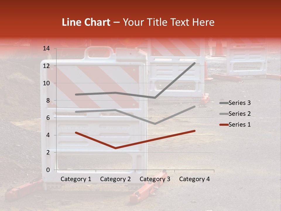 Closed Maintenance Roadwork PowerPoint Template
