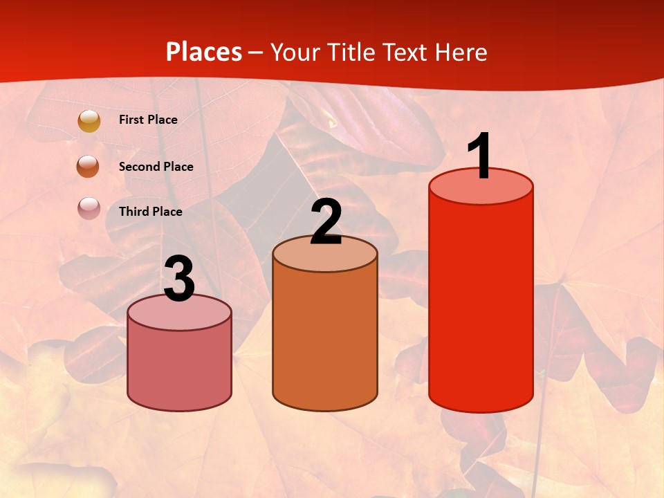 Macro Seamlessly Leaf PowerPoint Template