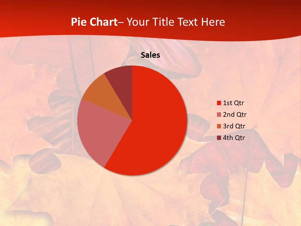 Macro Seamlessly Leaf PowerPoint Template