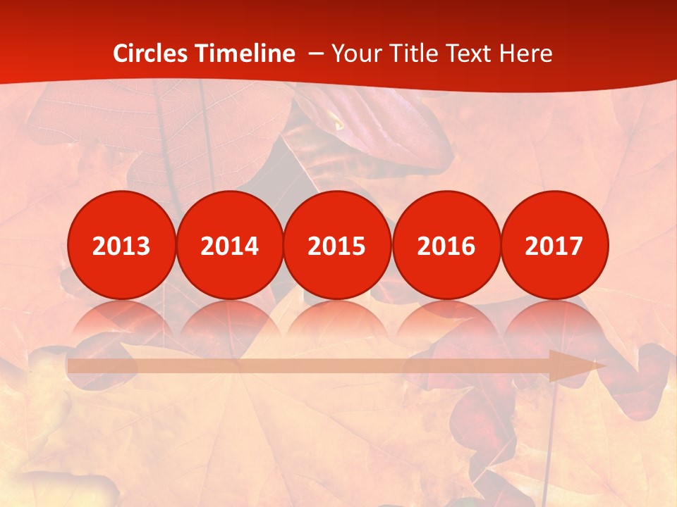 Macro Seamlessly Leaf PowerPoint Template