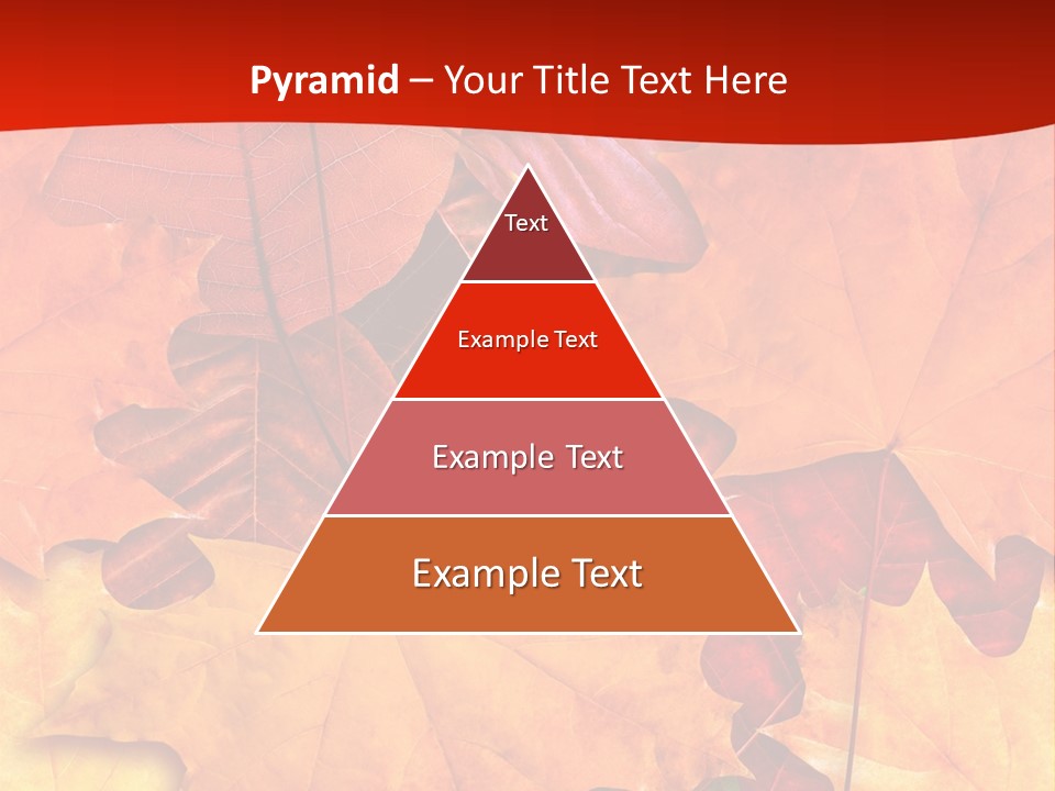 Macro Seamlessly Leaf PowerPoint Template