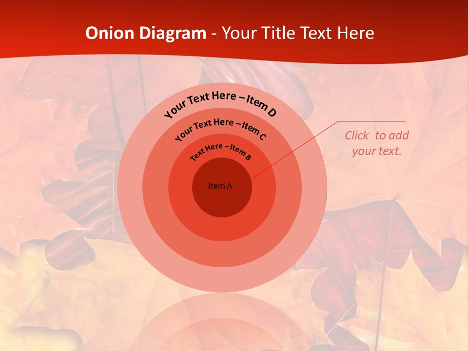 Macro Seamlessly Leaf PowerPoint Template