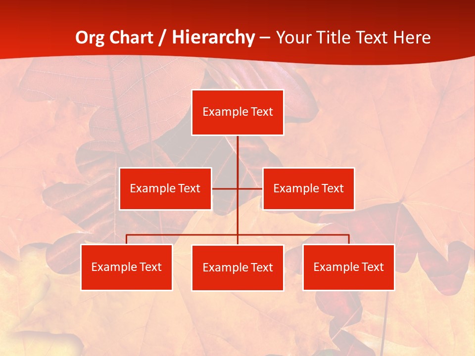 Macro Seamlessly Leaf PowerPoint Template