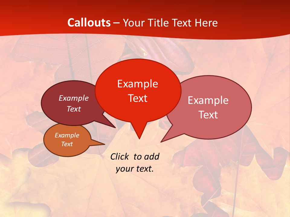 Macro Seamlessly Leaf PowerPoint Template