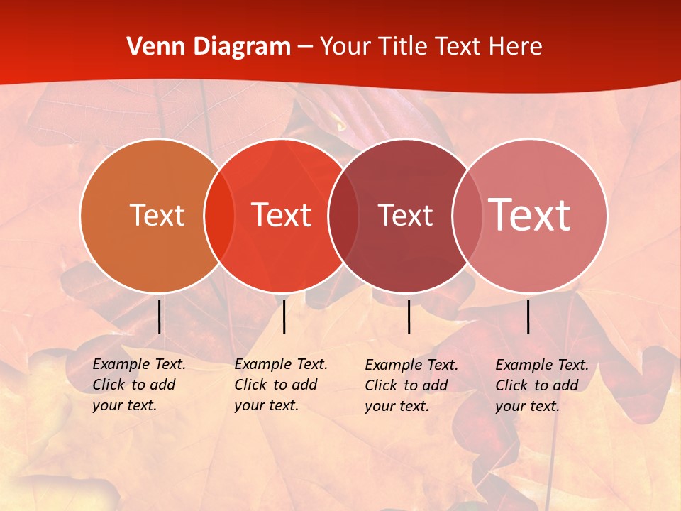Macro Seamlessly Leaf PowerPoint Template