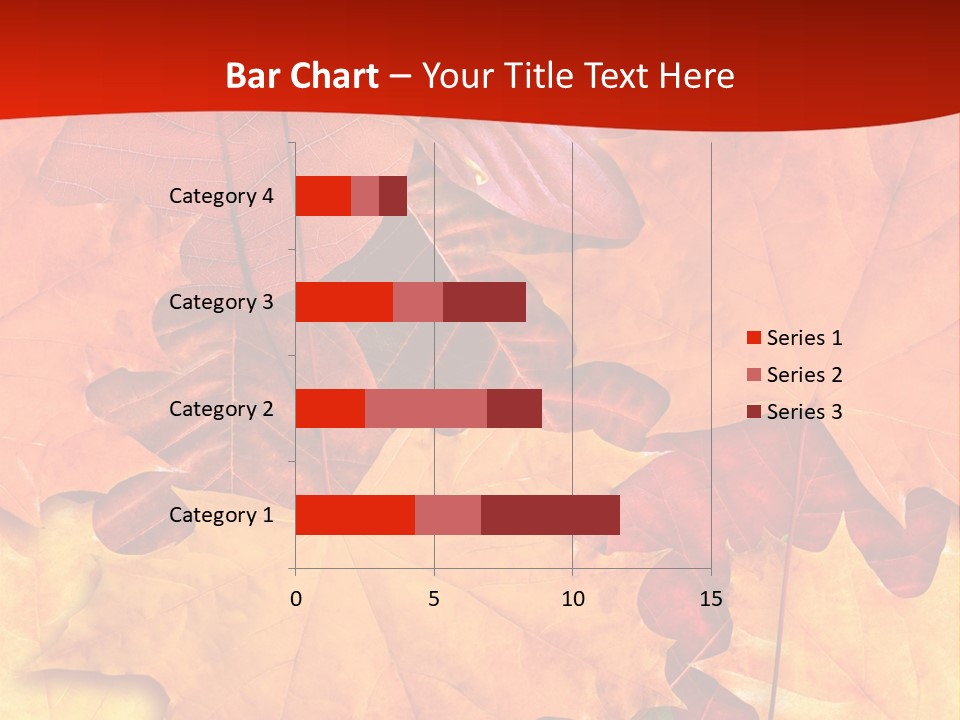 Macro Seamlessly Leaf PowerPoint Template