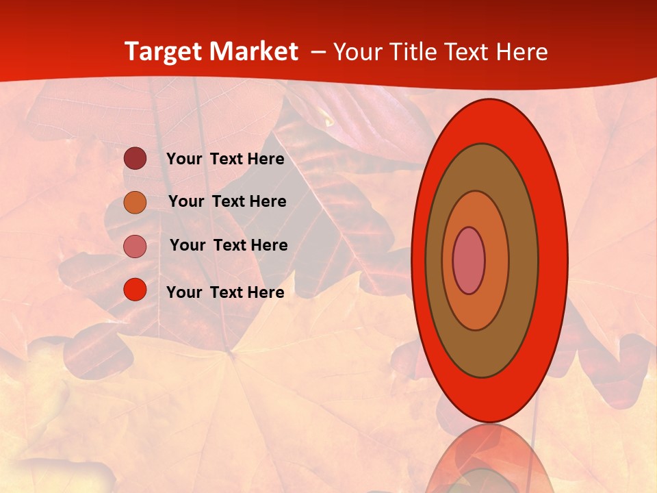 Macro Seamlessly Leaf PowerPoint Template