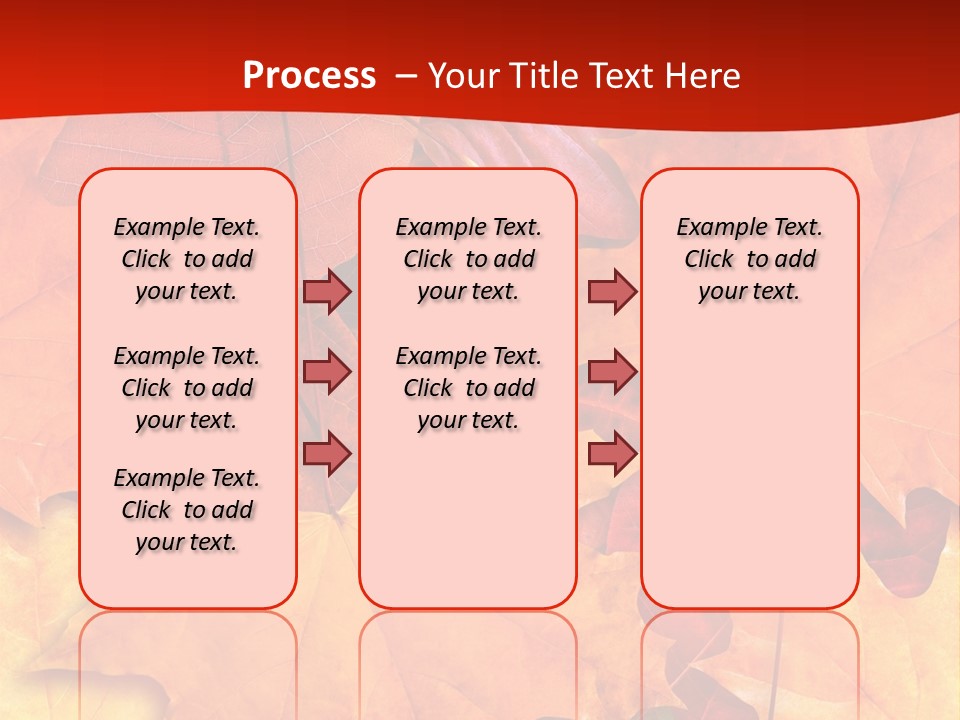Macro Seamlessly Leaf PowerPoint Template