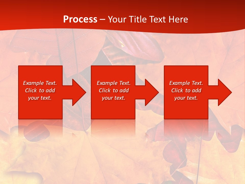 Macro Seamlessly Leaf PowerPoint Template