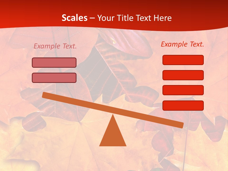 Macro Seamlessly Leaf PowerPoint Template