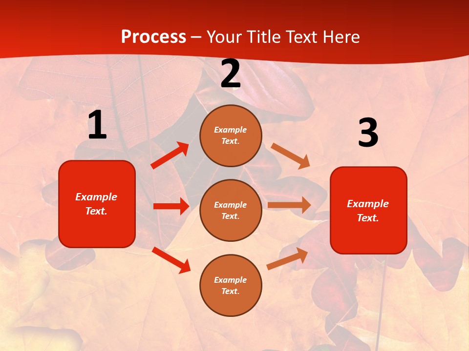 Macro Seamlessly Leaf PowerPoint Template