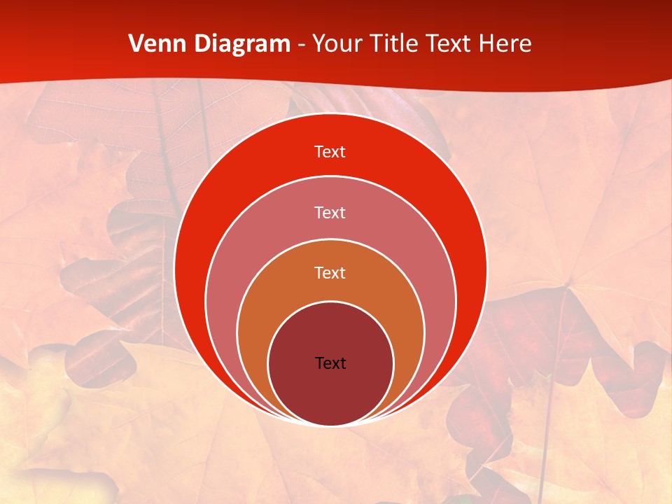 Macro Seamlessly Leaf PowerPoint Template