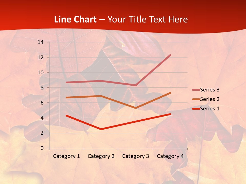 Macro Seamlessly Leaf PowerPoint Template
