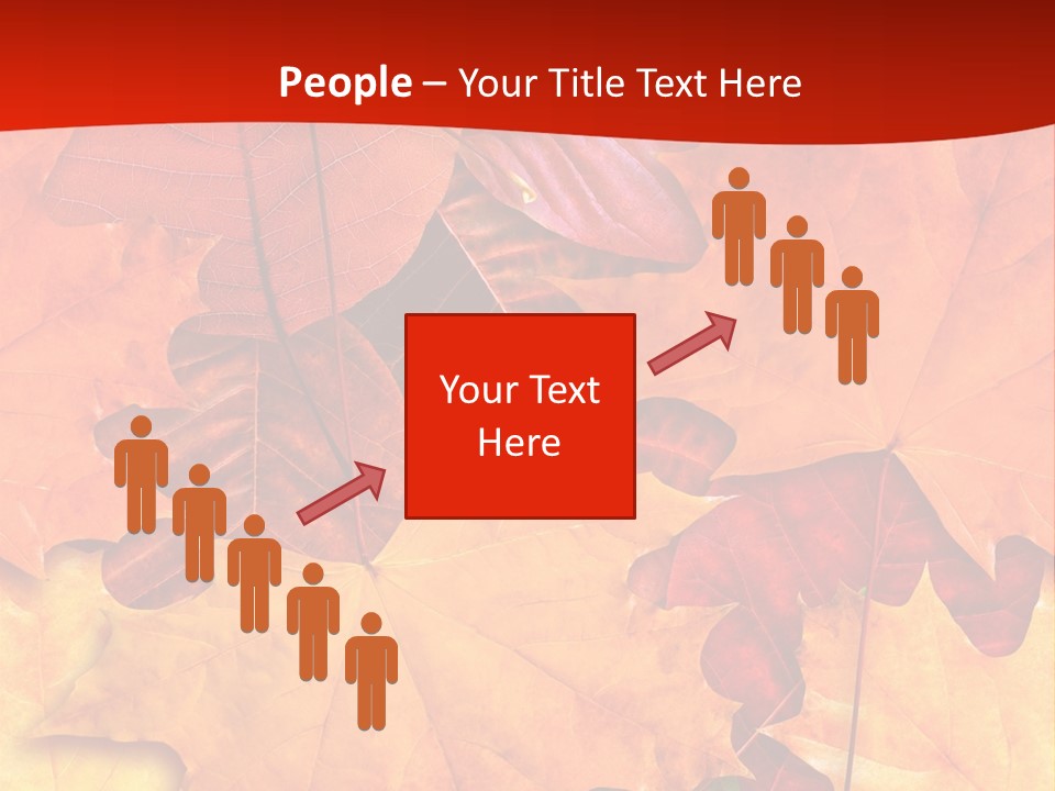 Macro Seamlessly Leaf PowerPoint Template