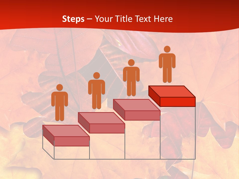 Macro Seamlessly Leaf PowerPoint Template