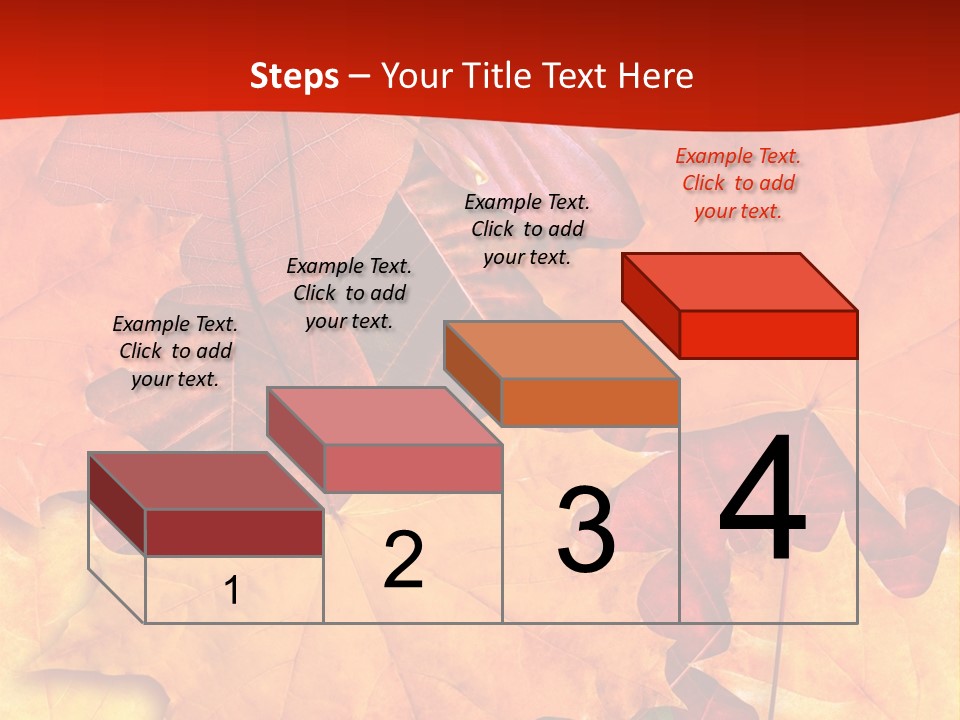 Macro Seamlessly Leaf PowerPoint Template