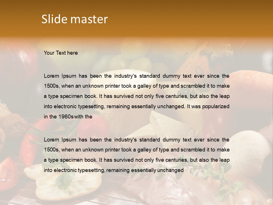 Health Bread Natural PowerPoint Template