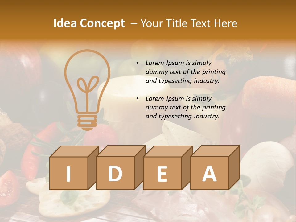 Health Bread Natural PowerPoint Template