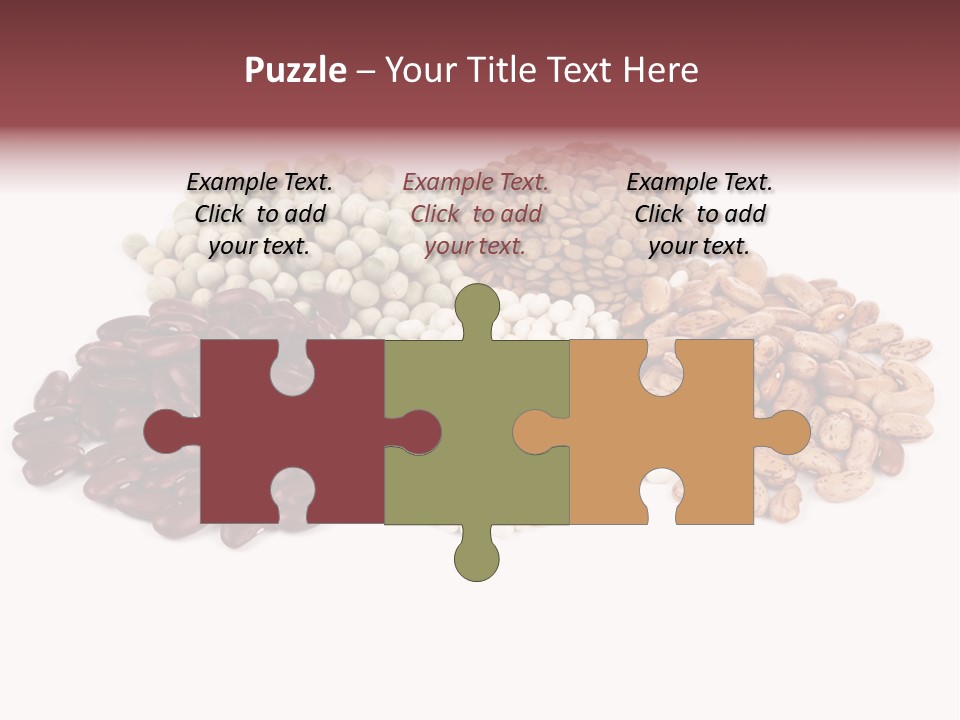 Pinto Bean Ingredients Navy Bean PowerPoint Template