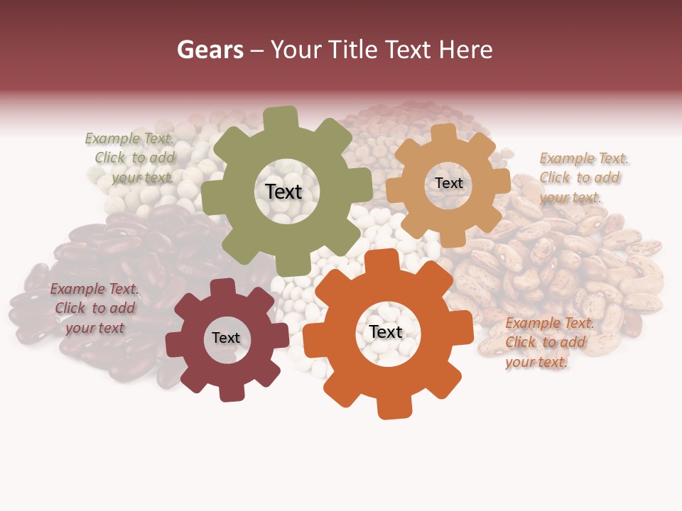 Pinto Bean Ingredients Navy Bean PowerPoint Template