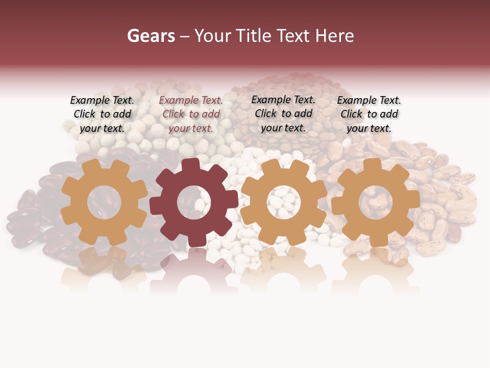 Pinto Bean Ingredients Navy Bean PowerPoint Template