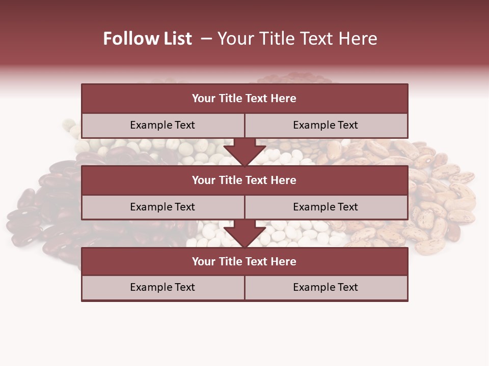Pinto Bean Ingredients Navy Bean PowerPoint Template