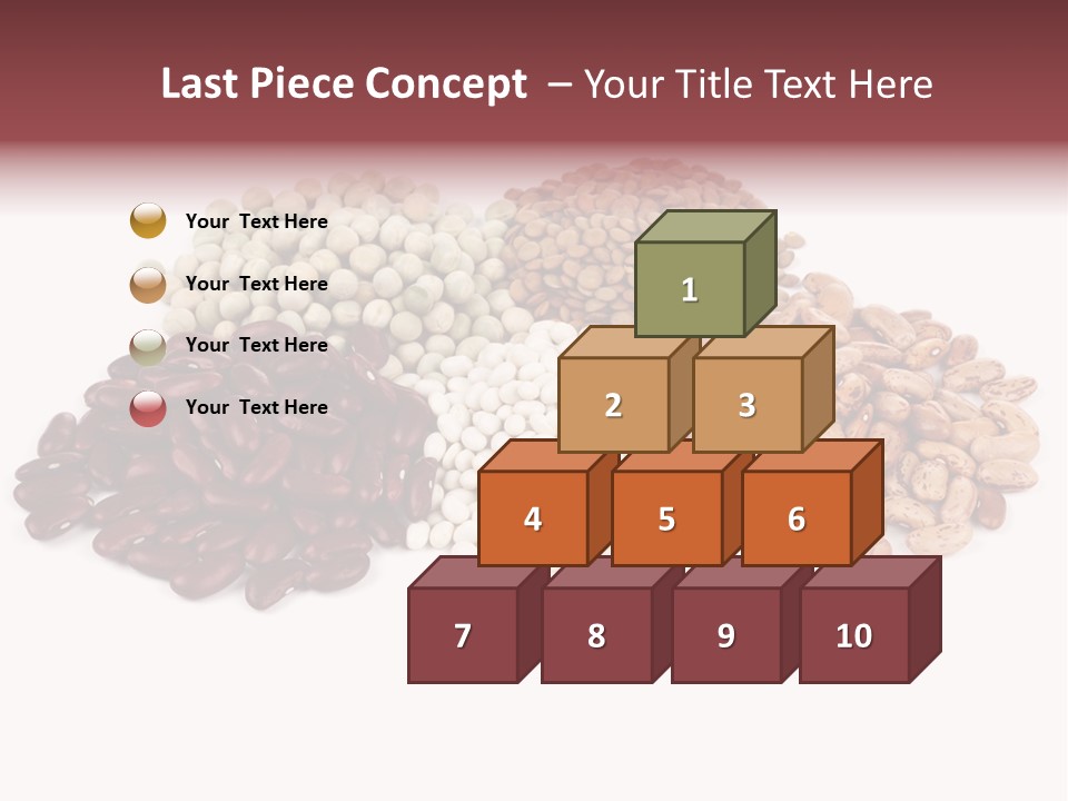 Pinto Bean Ingredients Navy Bean PowerPoint Template