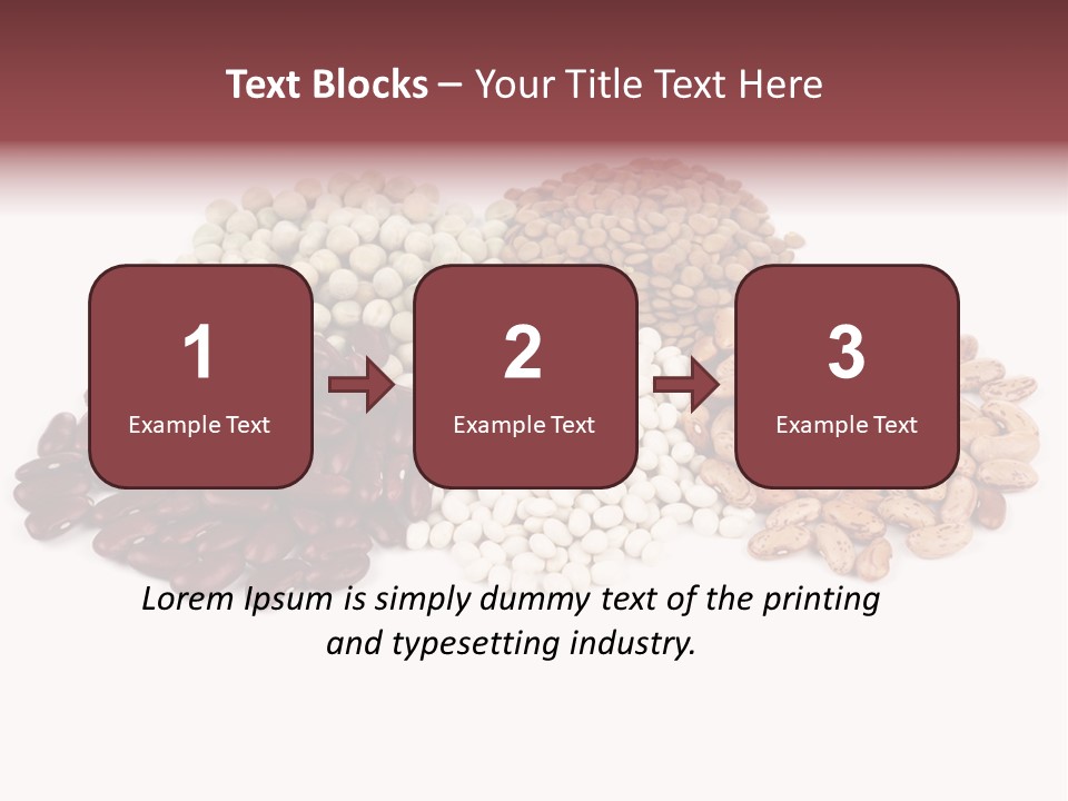 Pinto Bean Ingredients Navy Bean PowerPoint Template