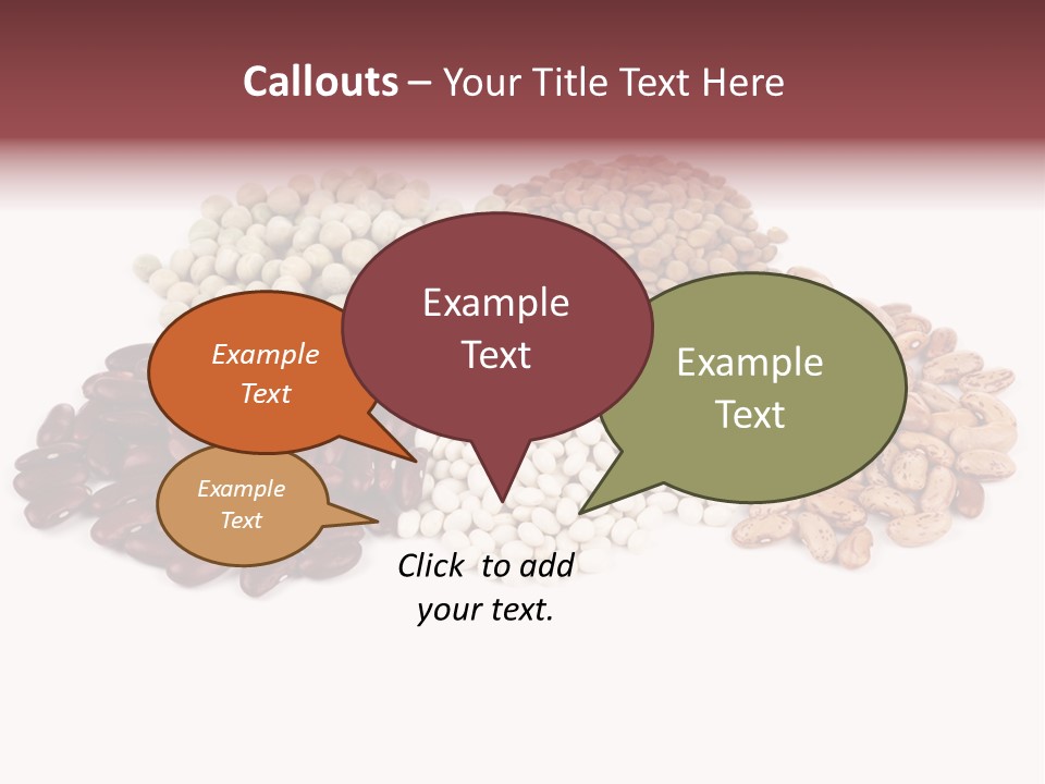 Pinto Bean Ingredients Navy Bean PowerPoint Template