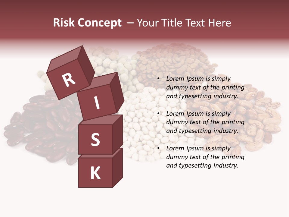 Pinto Bean Ingredients Navy Bean PowerPoint Template