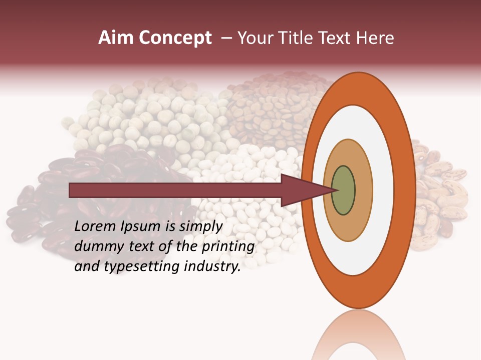 Pinto Bean Ingredients Navy Bean PowerPoint Template