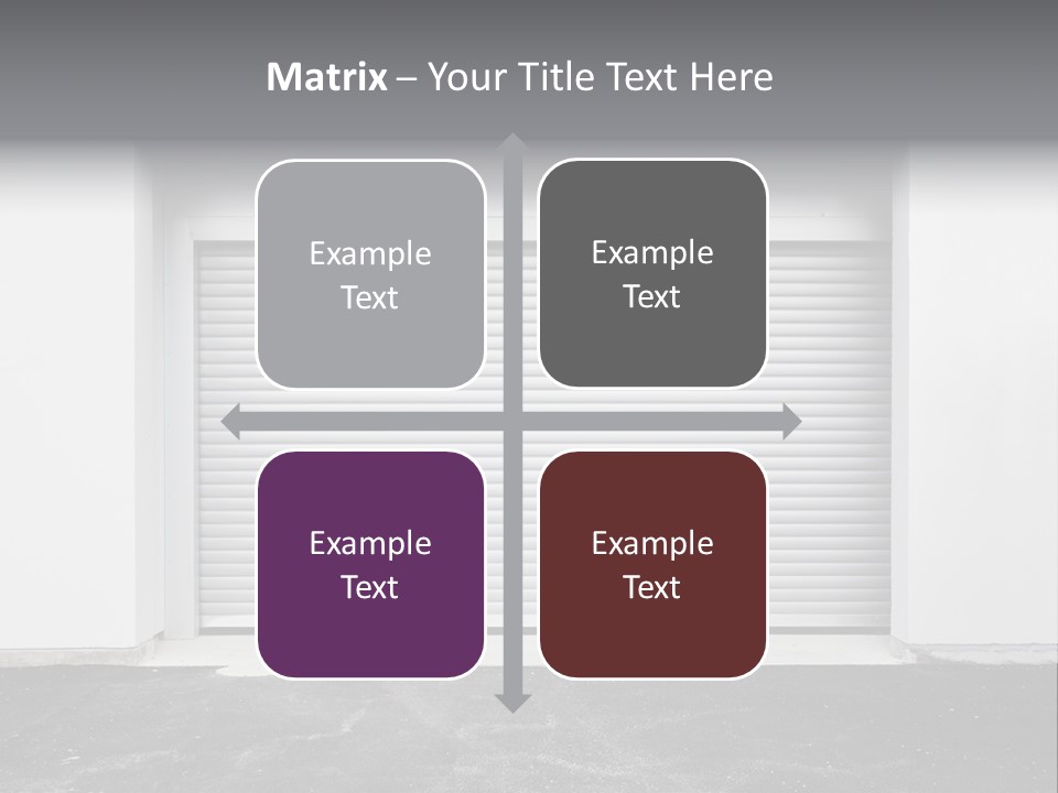Panel Asphalt Cement PowerPoint Template