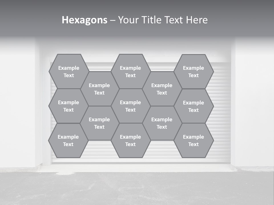 Panel Asphalt Cement PowerPoint Template