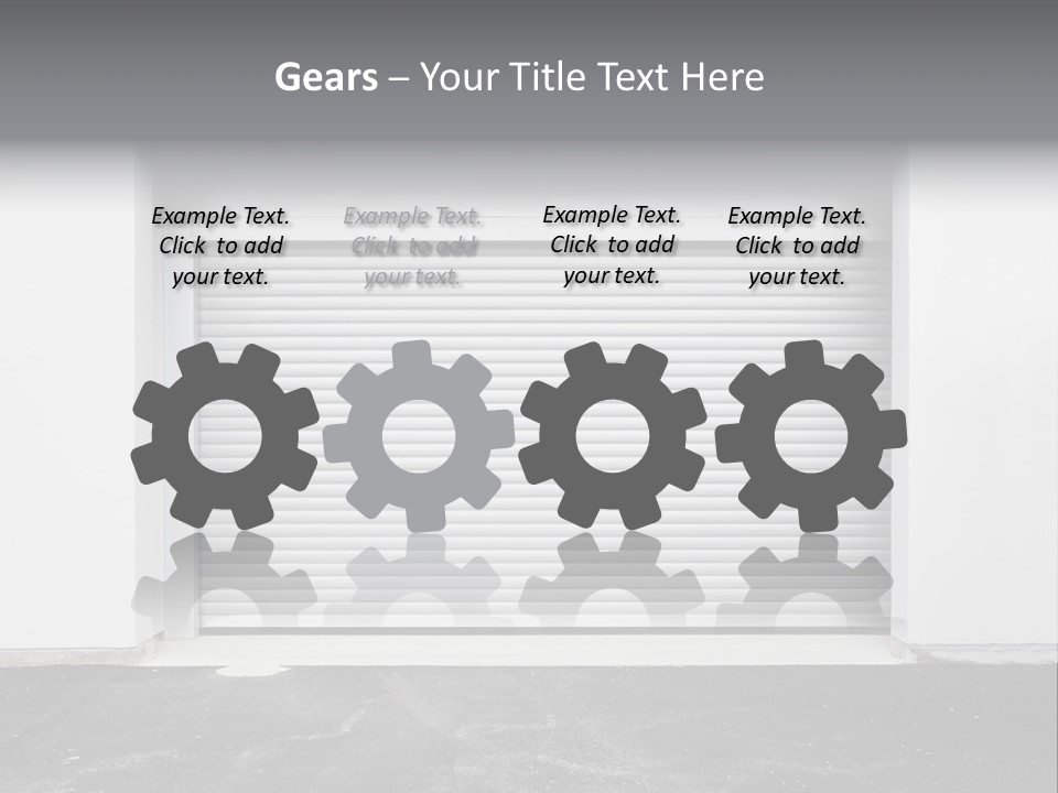 Panel Asphalt Cement PowerPoint Template