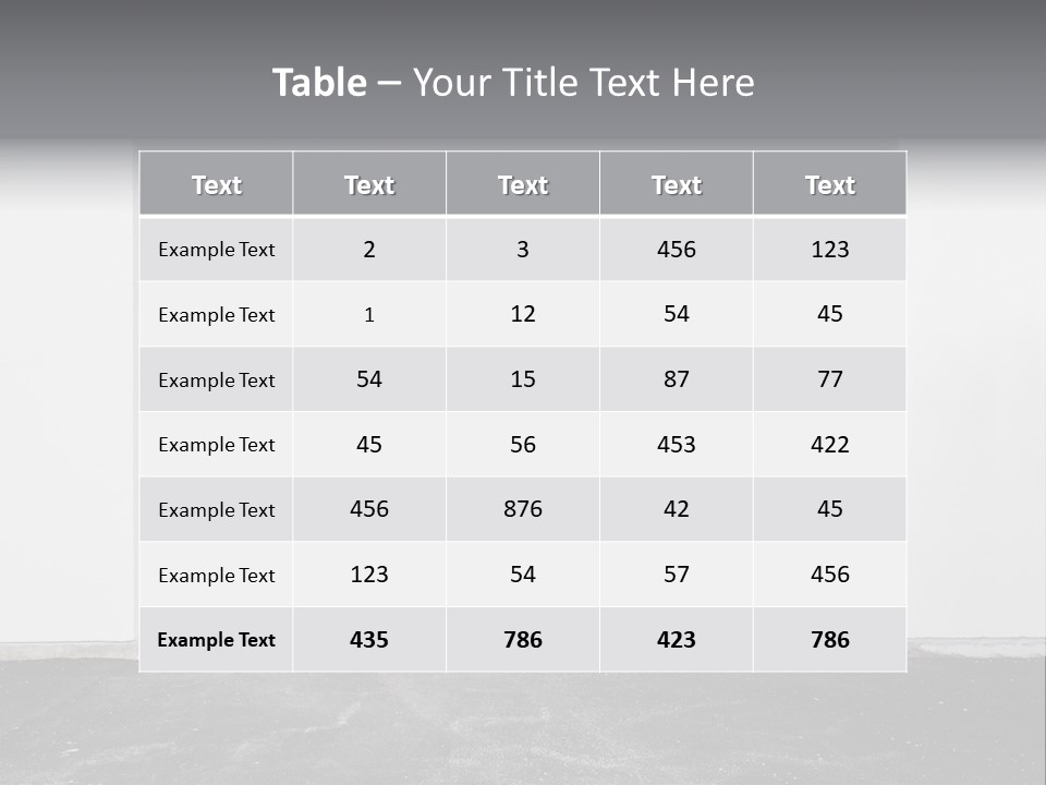 Panel Asphalt Cement PowerPoint Template