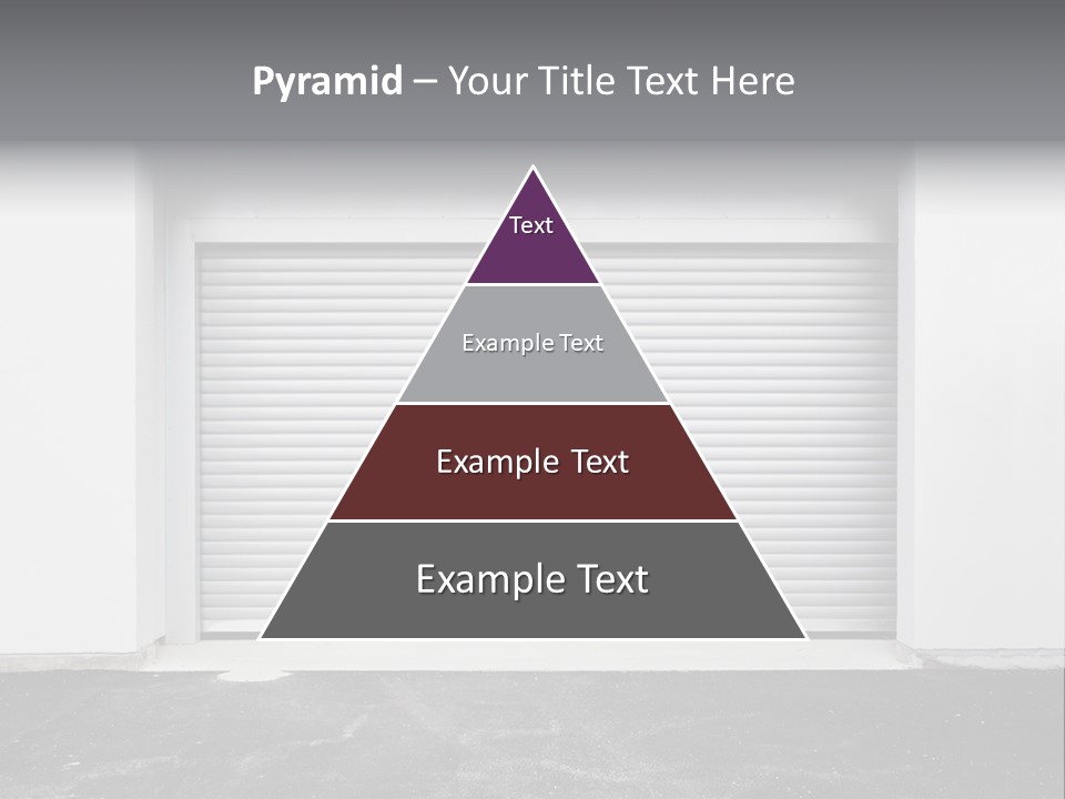 Panel Asphalt Cement PowerPoint Template