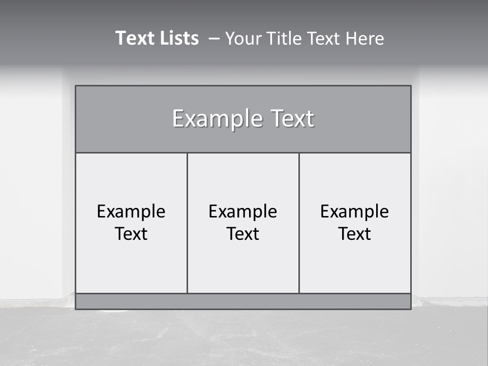 Panel Asphalt Cement PowerPoint Template