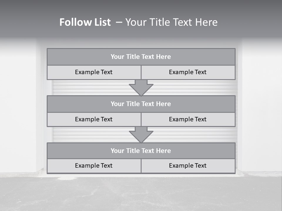 Panel Asphalt Cement PowerPoint Template